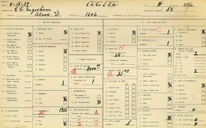 WPA household census for 1106 S ALMA