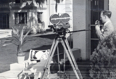 Berndt 16 mm Sound Camera System in Use Outside