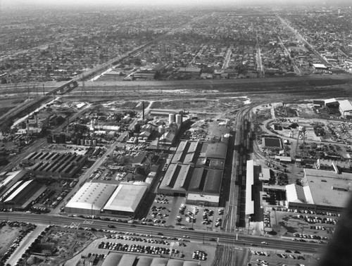 Eastern Avenue and 61st Street, Central Manufacturing District, looking west