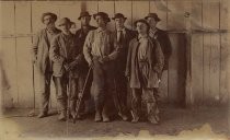 Capt. James Harry and Miners, New Almaden, California
