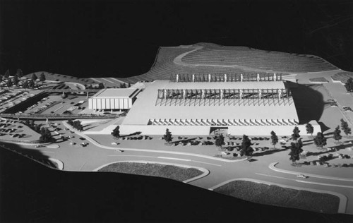 Model of proposed Elysian Park Convention Center