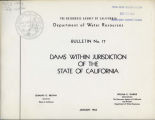 Dams within jurisdiction of the state of California, 1962 January