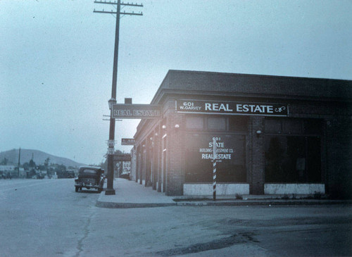 Photograph of real estate office on Garvey Ave