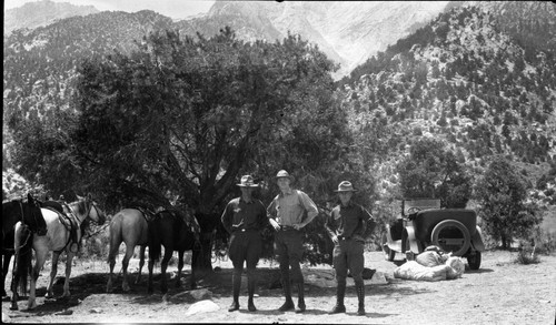 Col. John R. White with Supt. of Inyo National Forest (on left)