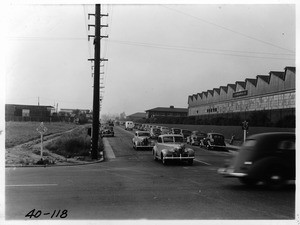 Fremont Avenue, Alhambra, looking north from Mission Road, Los Angeles County, 1940
