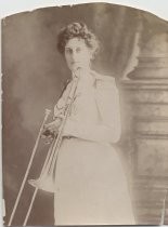 Tillie Brohaska and trombone