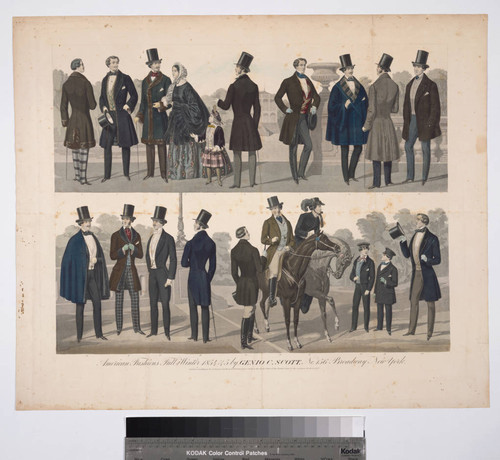 American fashions fall and winter 1854&5 by Genio C. Scott, No. 156 Broadway New York