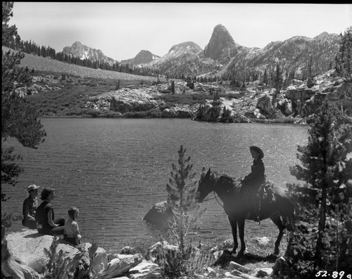 Misc. Lakes, Dollar Lake and Fin Dome. Individuals Unidentified