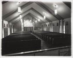 Sanctuary of St. Sebastian Church, Sebastopol, California, 1957