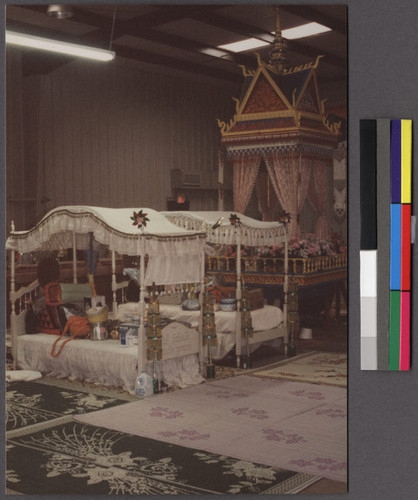 Interior of Lao Buddhist temple, Tennessee