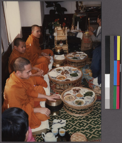 Monks at a Buddhist ceremony, San Francisco