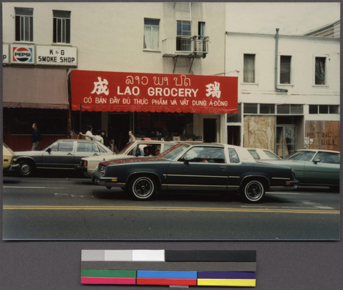 Lao grocery store at Broadway and Stockton Streets, San Francisco