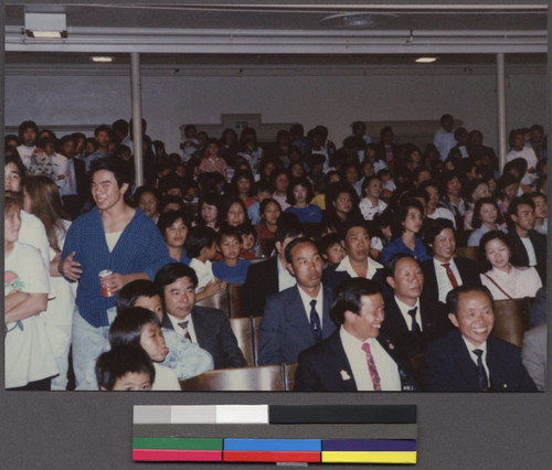 Audience at meeting with delegation from the People's Republic of China