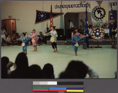 Dancers at party in honor of Khong Le (Khmu general during the Secret War), Fresno, California