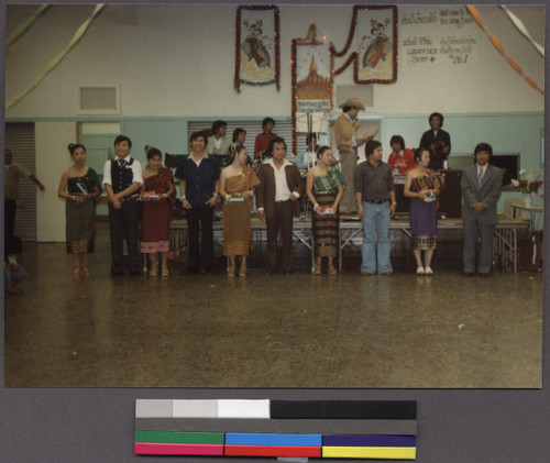 Performers at a Lao New Year's party, Northern California