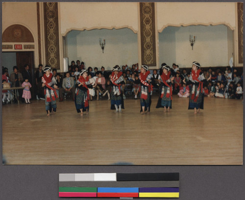 Performance of a traditional Mien dance, Northern California