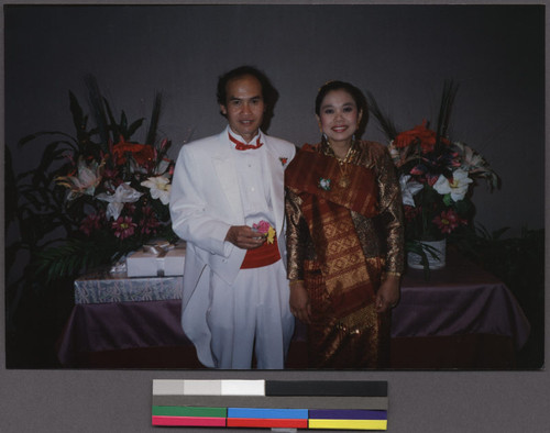 Lao bride and groom