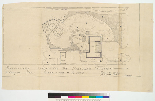 Halstead (Eminel) Residence, Atherton, CA, 1944-1974