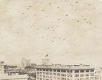 Planes over Rockwell Field in flight over San Diego, 1918