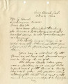Letter from S. Kawaichi to Mr. G. [George H.] Hand, Chief Engineer, Rancho San Pedro, November 6, 1926