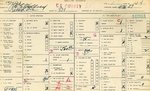 WPA household census for 831 N RECORD