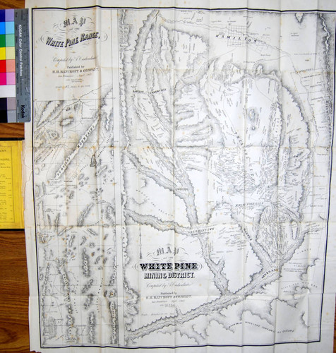 Map of the White Pine Mining District / compiled by A. Cadwalader