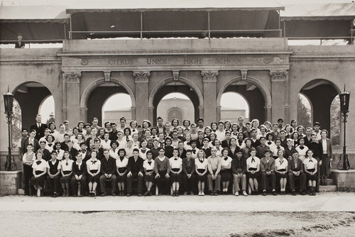 Freshman Class, Citrus Union High School, 1938