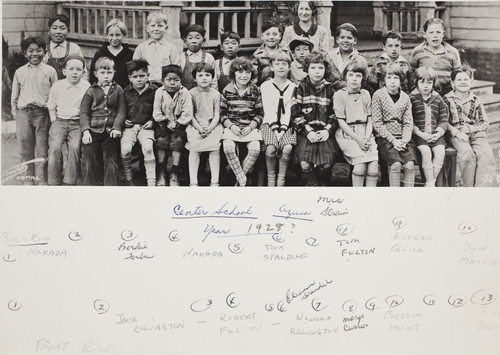 Center School class, Azusa, 1928