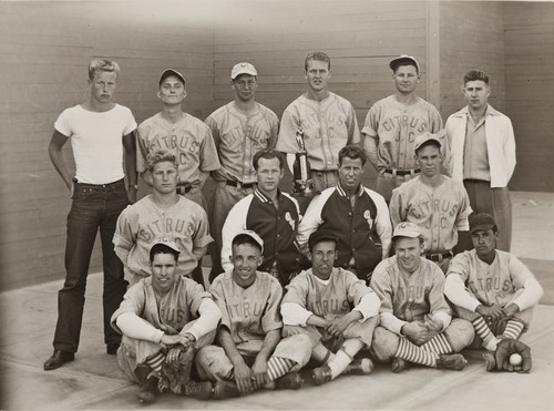 Baseball team, Citrus Junior College, 1942