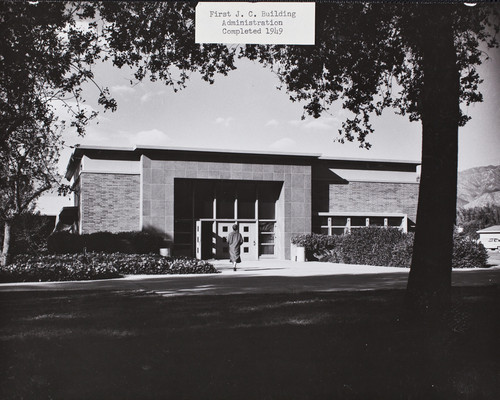 First building, Citrus Junior College, 1949