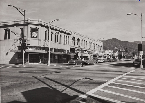 Northwest corner of Foothill Boulevard, 1958