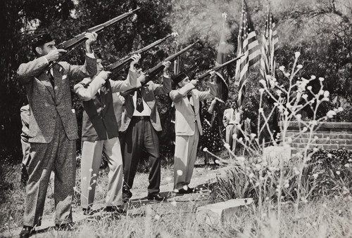 Honor guard of Azusa and Baldwin Park American Legion Posts, 1950s