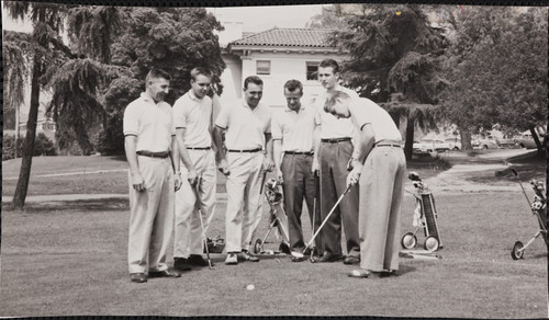 Golf team, Citrus Junior College, 1957