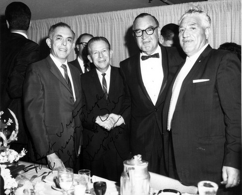 Mayor Maurice H. Quigley, Governor Brown and officials