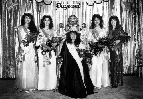 1986 Miss Commerce Pageant and Court