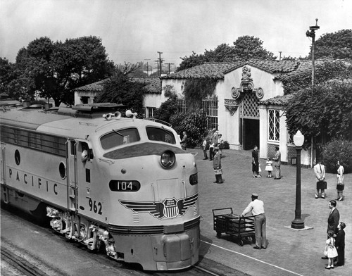 Union Pacific Railroad Station in East Los Angeles