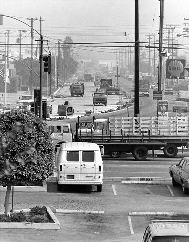 Public works project on Washington Boulevard in Commerce