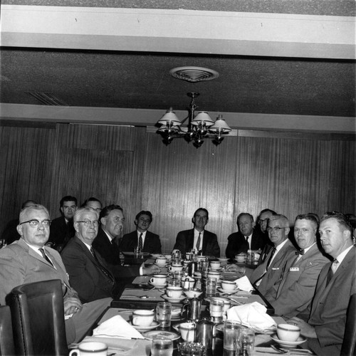 Commerce Industrial Council members at a dinner