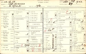 WPA household census for 1961 W 67TH ST, Los Angeles County