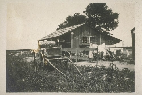 [Housing for Japanese laborers on a ranch.]