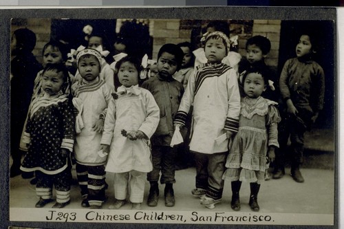 Chinese Children, San Francisco. J293. [Post card.]