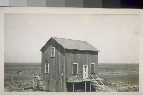 [Unidentified farm building, possibly in the Sacramento or Stockton area.]