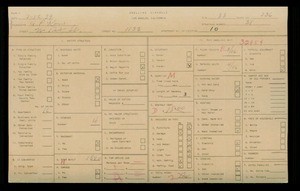 WPA household census for 1133 W 1ST STREET, Los Angeles