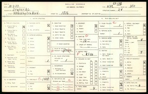 WPA household census for 1516 WEST WASHINGTON BLVD, Los Angeles County
