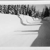 Snowbanks on Highway 40