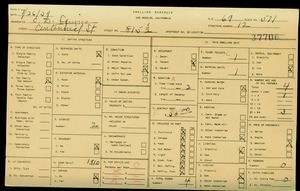 WPA household census for 815 1/2 CENTENNIAL, Los Angeles
