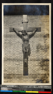 Crucifix at St. Lioba's Church in Wuhu, Anhui, China, ca. 1925