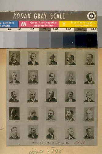 Representative men of the present day. 1896