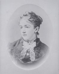 Portrait of Annie Love Finlaw taken in Santa Rosa, California, about 1875
