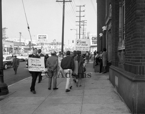 Anti-Parker Protest, Los Angeles, 1962